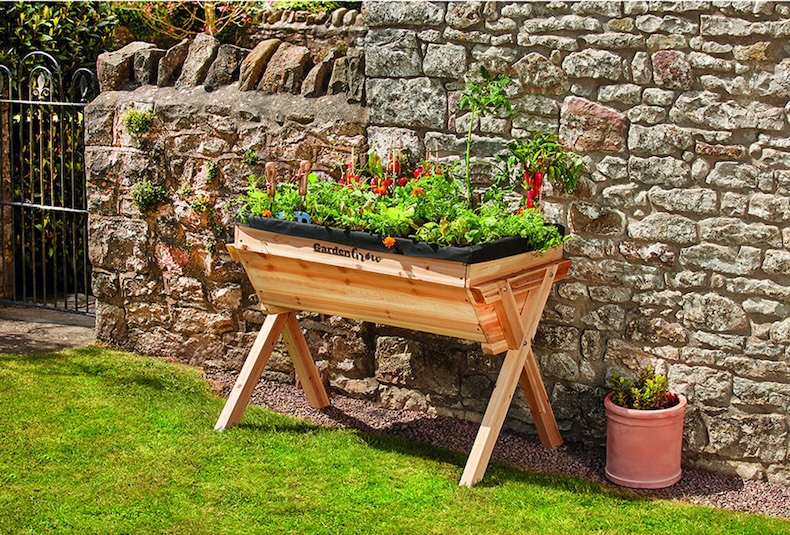 Garden Garing Μεγάλο ξύλινο φυτευτή