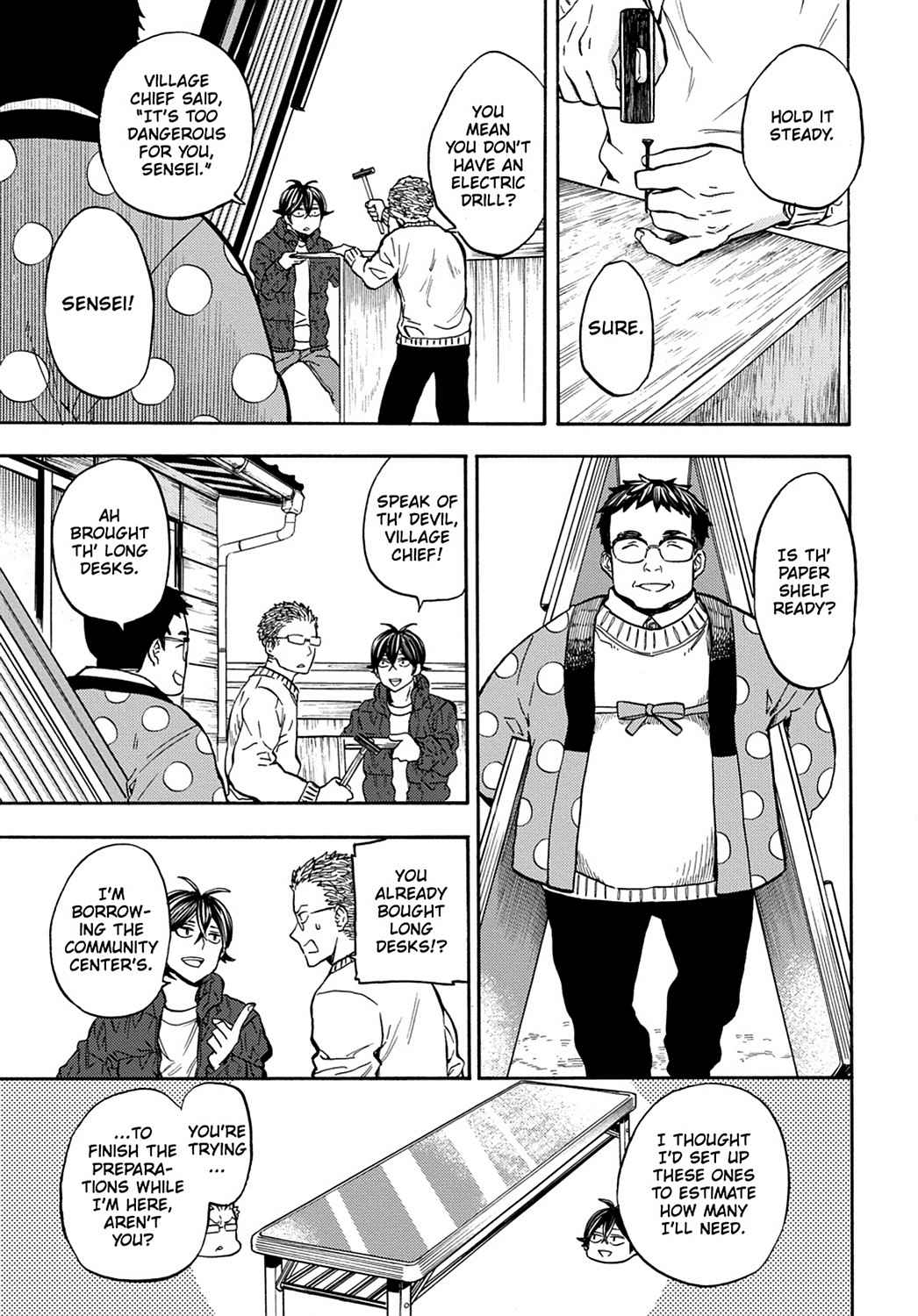 Barakamon Chapter 111 Page 9