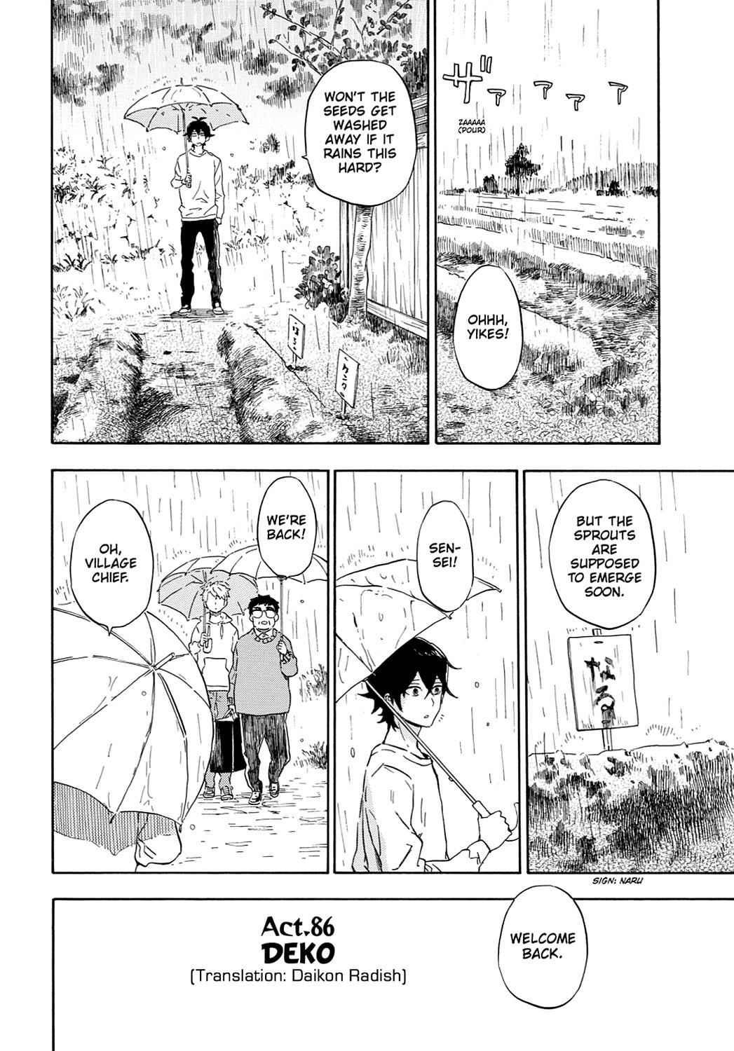Barakamon Chapter 86 Page 2